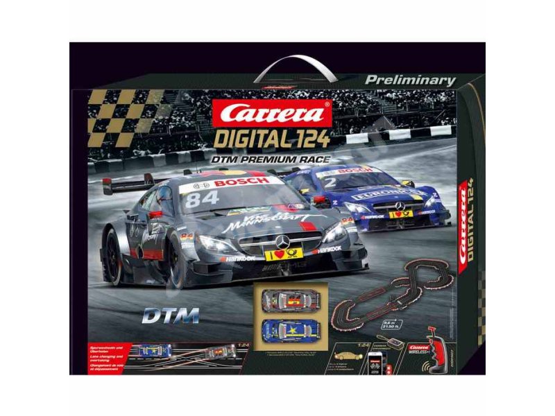 DTM Premium Race Carrera Digital 124 Rennbahnsystem