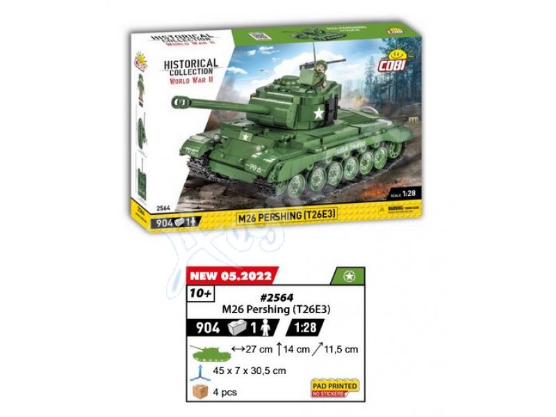 M26 PERSHING (T26E3) COBI 2564 aus der Serie HISTORICAL COLLECTION