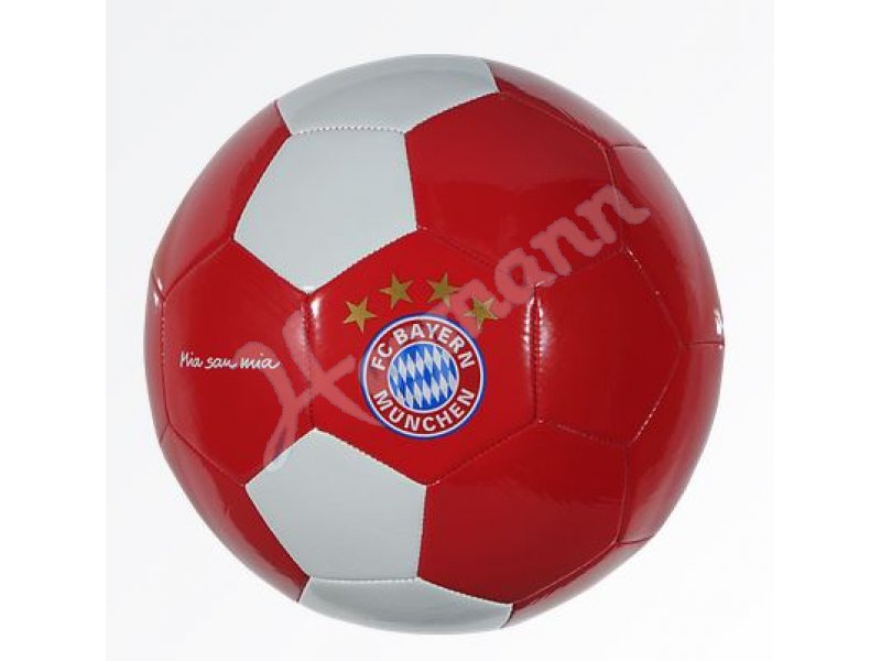 Fcb Ball Mia San Mia Rot Original Fc Bayern Fan Artikel Fc Bayern