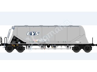 nme 203630 Zementsilowagen Uacns EVS, altes Logo, silber