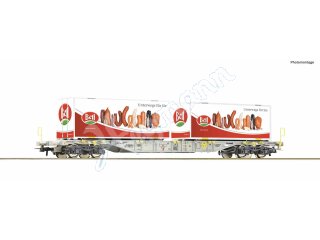 ROCO 76948 H0 1:87 Containertragwagen + Bell Container
