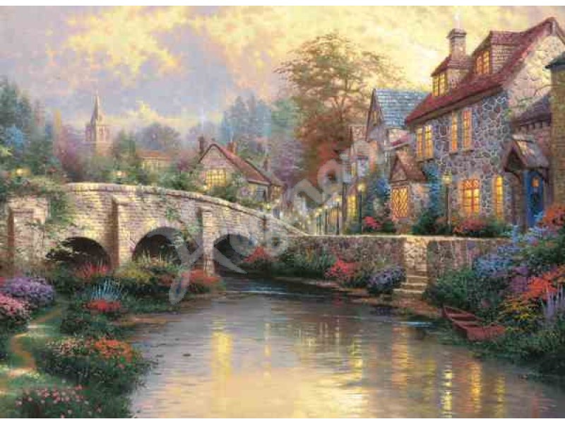 500 T Kinkade B.d.alten Puzzle Thomas Kinkade 1.000 Teile SCHMIDT SPIELE 57466